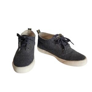 KEDS Woman's Size 10 Grey Wool Lace Up Memory Foam Canvas Sneakers Shoes